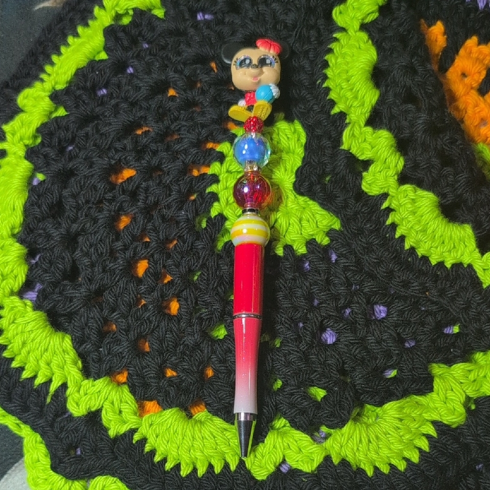 Colorful Beaded Kids Toy Pen